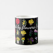 Von Blume und Latten gespeist | Pastell Floral Pat Kaffeetasse (Mittel)