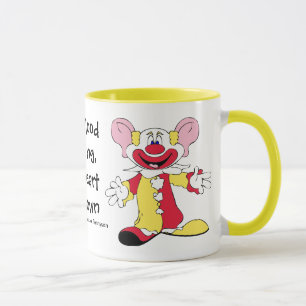 Von Blut ein König, im Herzen ein Clown Keramik-Ta Tasse