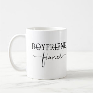 "Von Boyfriend bis Fiancé" Kaffeetasse