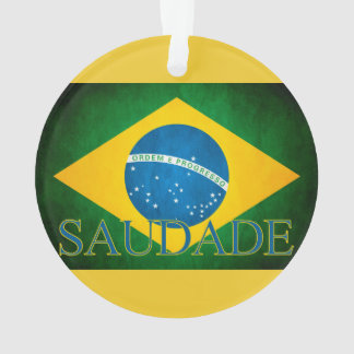 Von Brasilien Nostalgie der Fahne Ornament