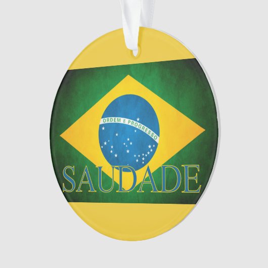 Von Brasilien Nostalgie der Fahne Ornament (Vorderseite)