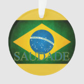 Von Brasilien Nostalgie der Fahne Ornament (Vorderseite)