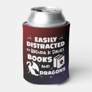 Von Brenda K Davies Bücher und Drachen abgelenkt Dosenkühler