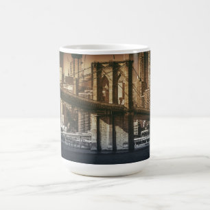 "Von Brooklyn bis Manhattan" individuelle Name Tas Kaffeetasse