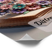 Von Büchern abgelenkt Poster (Ecke)