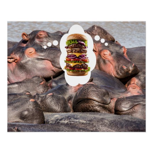 Von Burgern träumen. Poster (Vorderseite)