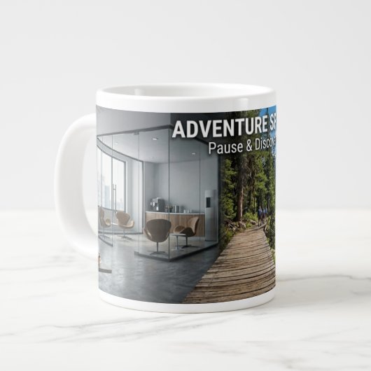 Von Büro zu Natur Tasse (Vorderseite Links)