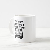 Von Bus Funny Mug treffen Kaffeetasse (Vorderseite Links)
