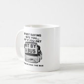 Von Bus Funny Mug treffen Kaffeetasse (Vorderseite Links)