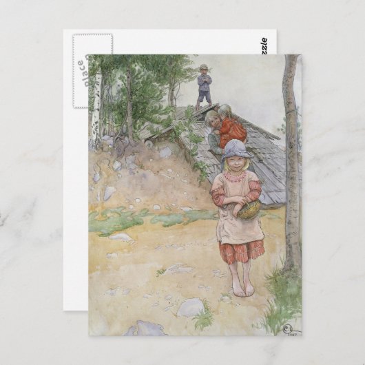 Von Carl Larsson Postkarte (Vorne/Hinten)