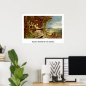 Von Carl Spitzweg gerauchte Verdächtige Poster (Heimbüro)