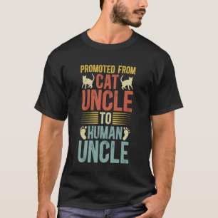 von Cat-Onkel zu Human-Onkel Cat Lover-Onkel T-Shirt