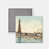 Von Central Pier, Blackpool, England Magnet (Vorderseite/Rückseite)