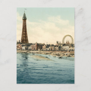 Von Central Pier, Blackpool, England Postkarte