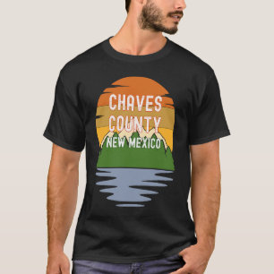 Von Chaves Landkreis New Mexico Vintag Sunset T-Shirt