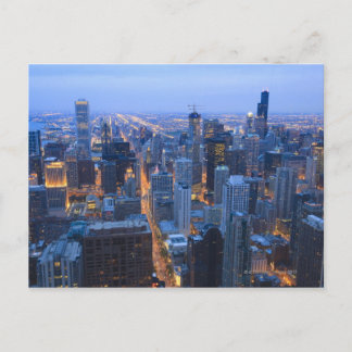 Von Chicago aus kann man einen schönen Blick in di Postkarte