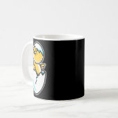 Von Chick Cracked Egg Spring Chicken  Kaffeetasse (Vorderseite Links)