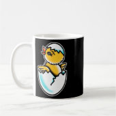Von Chick Cracked Egg Spring Chicken  Kaffeetasse (Links)