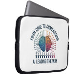 Von Code bis Mitgefühl - KI als Wegbereiter Laptopschutzhülle (Vorne Rechts)