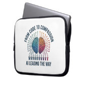 Von Code bis Mitgefühl - KI als Wegbereiter Laptopschutzhülle (Vorderseite Links)