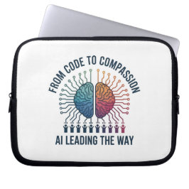 Von Code bis Mitgefühl - KI als Wegbereiter Laptopschutzhülle