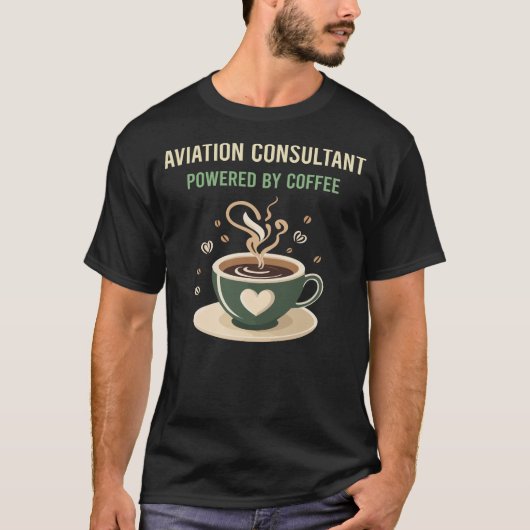 Von Coffee Aviation Consultant T-Shirt (Vorderseite)