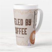 Von Coffee Latte Tasse gespeist - Funny Tall Cup G (Rechte Ecke)