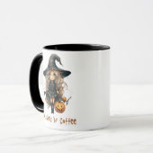 Von Coffee Niedlich Hexenkaffee verwittert Tasse (Vorderseite Links)
