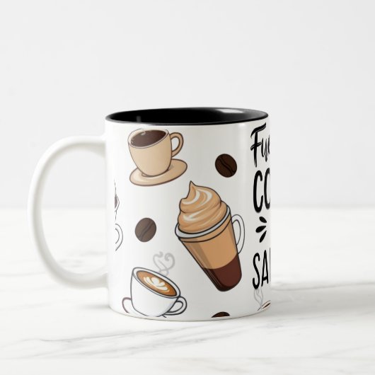Von Coffee & Sarcasm Tasse gespeist - Funny Gift (Links)