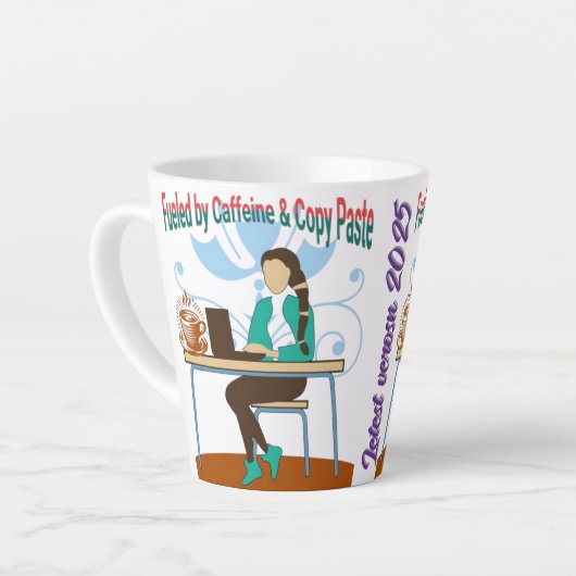 Von Coffein & Copy Paste Tasse gespeist - Funny Co (Linke Ecke)