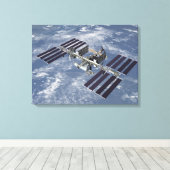 Von Computer generierte Ansicht 2 Leinwanddruck (Insitu (Holzboden))