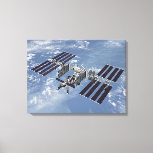 Von Computer generierte Ansicht 3 Leinwanddruck (Vorderseite)