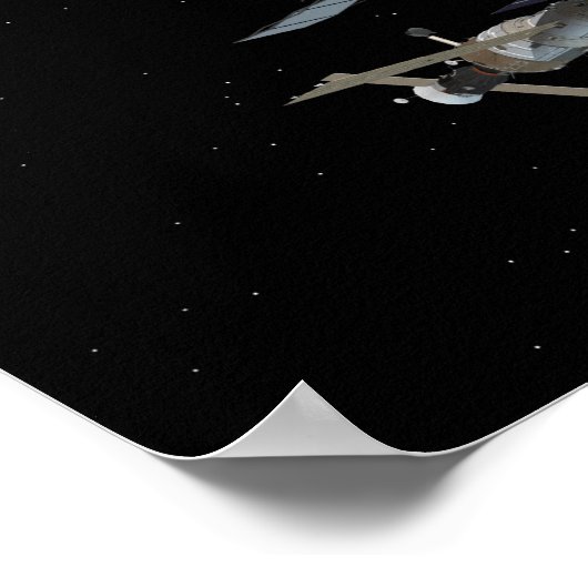 Von Computer generierte Ansicht 3 Poster (Ecke)