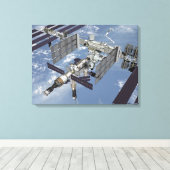 Von Computer generierte Ansicht 6 Leinwanddruck (Insitu (Holzboden))