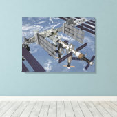 Von Computer generierte Ansicht 7 Leinwanddruck (Insitu (Holzboden))