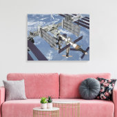 Von Computer generierte Ansicht 7 Leinwanddruck (Insitu (Wohnzimmer))