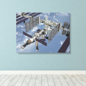 Von Computer generierte Ansicht 8 Leinwanddruck (Insitu (Holzboden))