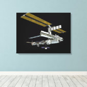 Von Computer generierte Ansicht Leinwanddruck (Insitu (Holzboden))