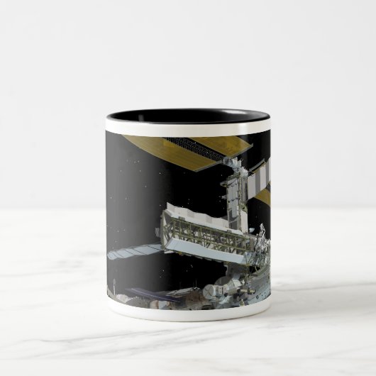 Von Computer generierte Ansicht Zweifarbige Tasse (Mittel)