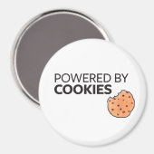 Von Cookies angetrieben Magnet (Vorderseite/Rückseite)