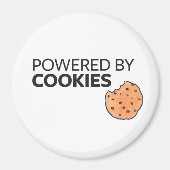 Von Cookies angetrieben Magnet (Vorne)