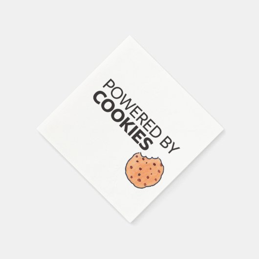 Von Cookies angetrieben Serviette (Ecke)