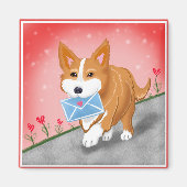 Von Corgi gelieferter Sweet Heart Letter Magnet (Vorne)