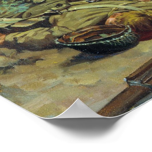 Von Cornrow nach Hedgerow von Keith Rocco Poster (Ecke)