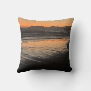 Von Dämmerung bis Zwielicht am Strand Fotoabzug Kissen