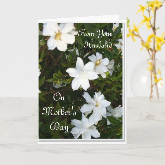 Von deinem Mann, am Muttertag Karte (Gelbe Blume)