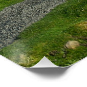 Von dem Fußweg aus gesehen, der nach oben führt Poster (Ecke)