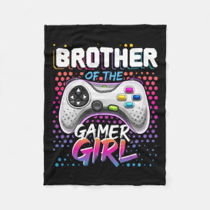 Von dem Gamer-Girl-Matching-Videospiel-Geburtstags Fleecedecke