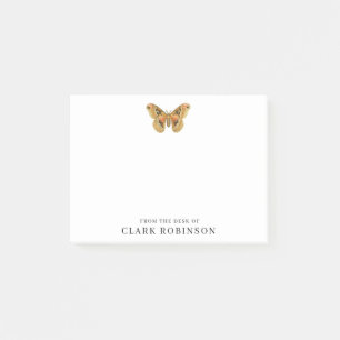Von dem Schreibtisch von Vintage Tan Moth Post-it Klebezettel
