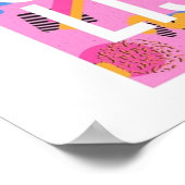 Von den 90er Jahren gerettet Buchstaben Zach Kelly Poster (Ecke)